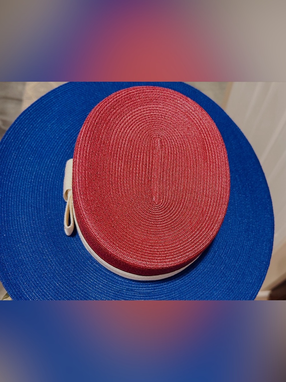 BRAND NEW GUCCI ALBA TRECCIA HAT - Picture 3 of 5